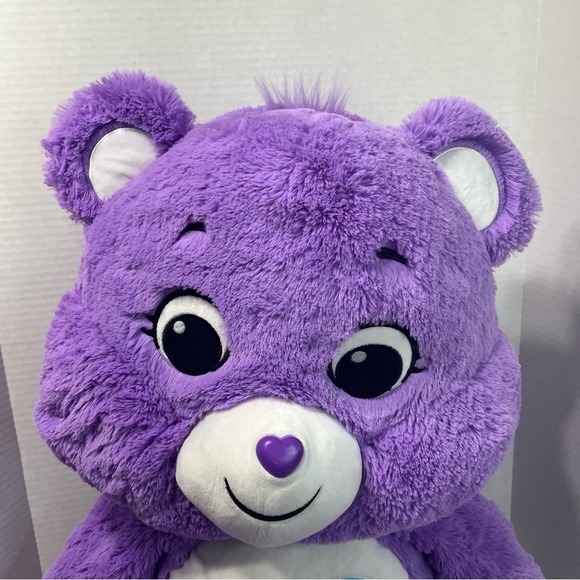 CARE BEARS 36” jumbo Share bear plush stuffed animal toy purple Costco rare - Picture 2 of 15
